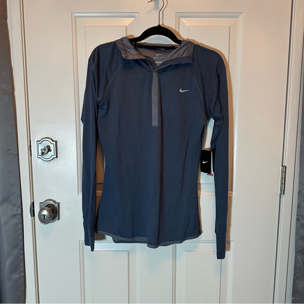 Nike Women’s Blue/Gray Dri-FIT Athletic Top